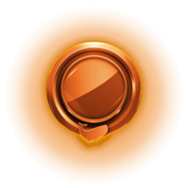 Bronze Medal Glowing animation