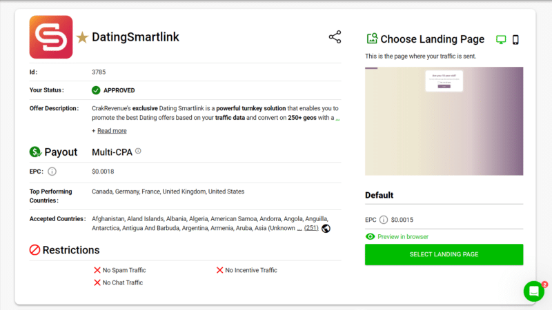 Dating Smartlink
