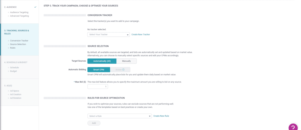 Traffic Junky tutorial step 2