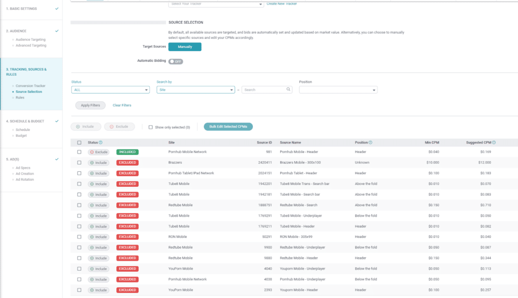 Traffic Junky tutorial step 6