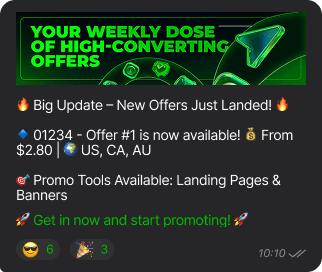 Dedicated Telegram Post